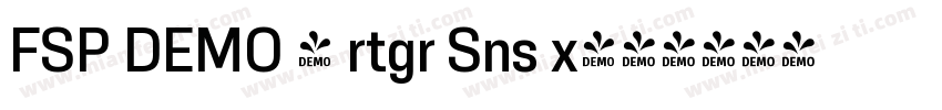 FSP DEMO - rtgr Sns x字体转换